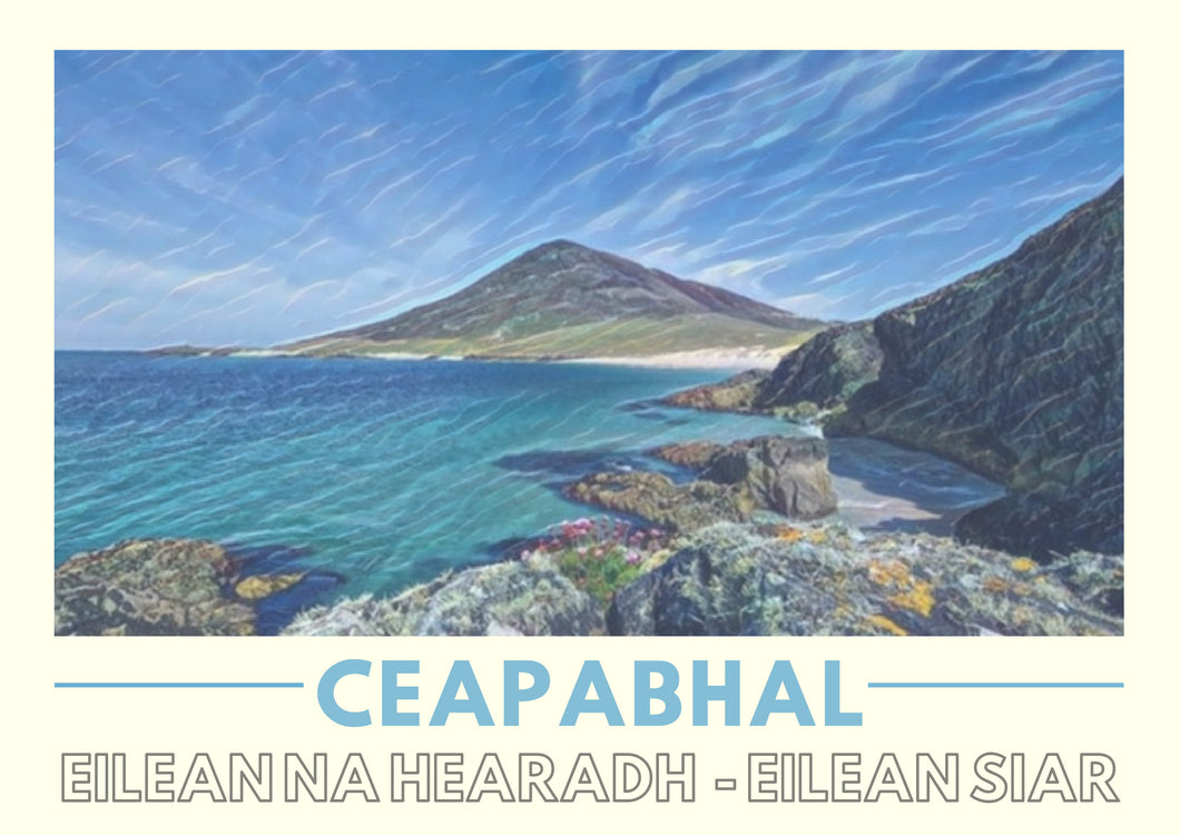 Ceapabhal A3 Vintage Travel poster