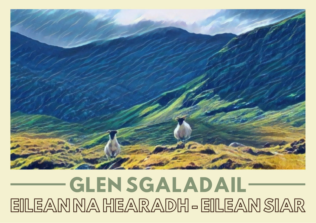 Glen Scaladail A3 Vintage Travel poster