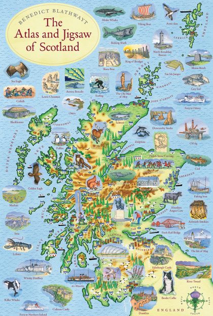 Atlas & Jigsaw of Scotland
